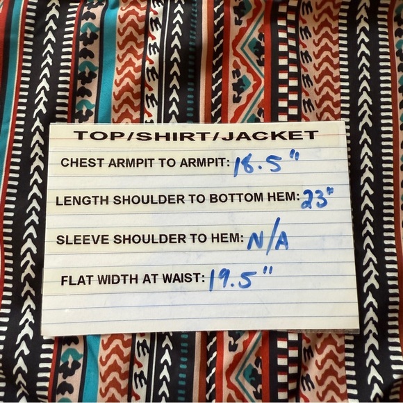 Set Of 2 Western Print Sleeveless Tops Women’s Size Small Multicolor Lightweight - Picture 11 of 11